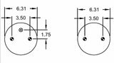 Double Convoluted Air Spring Bags (Replaces Firestone 6902)