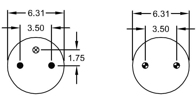 Double Convoluted Air Spring Bag (Replaces Goodyear 2B9-250)