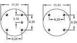 Double Convoluted Air Spring Bag (Replaces Hendrickson S-1080)