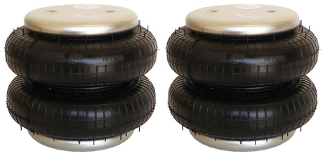 2 pack of TORQUE Double Convoluted Air Spring Bag (Replaces Firestone 7659, Firestone W01-358-7659, Hendrickson 5079) (2 x TR7659) - AFTERMARKETUS Torque Convoluted Air Springs