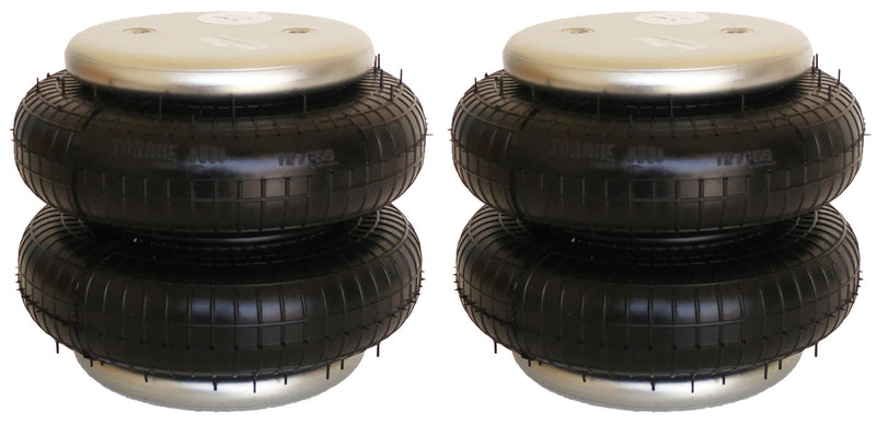 2 pack of TORQUE Double Convoluted Air Spring Bag (Replaces Firestone 7659, Firestone W01-358-7659, Hendrickson 5079) (2 x TR7659) - AFTERMARKETUS Torque Convoluted Air Springs