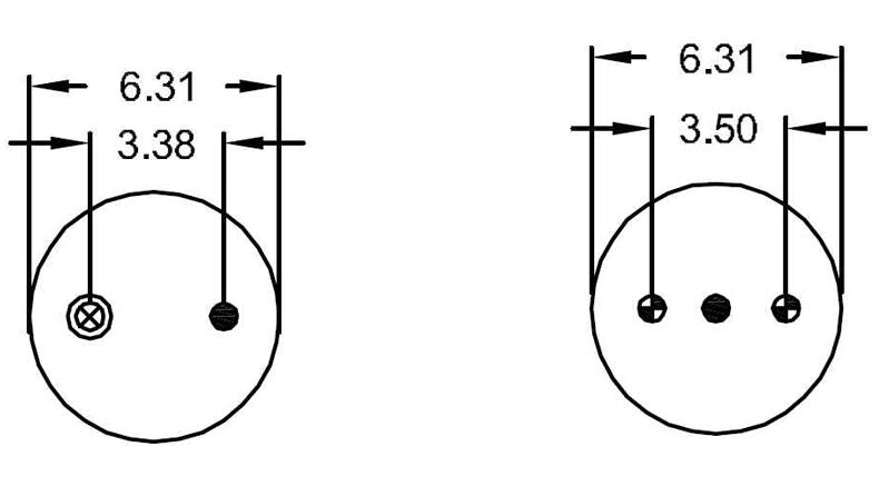 Double Convoluted Air Spring Bag (Replaces Rowe Truck ASC2500)