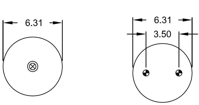 Double Convoluted Air Spring Bag (Replaces Firestone 7795)