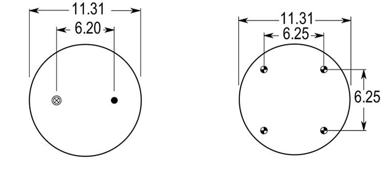 Triple Convoluted Air Spring Bag (Replaces Hendrickson 1346)