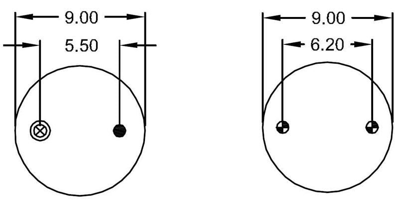 Triple Convoluted Air Spring Bag Replaces Hendrickson S-11637