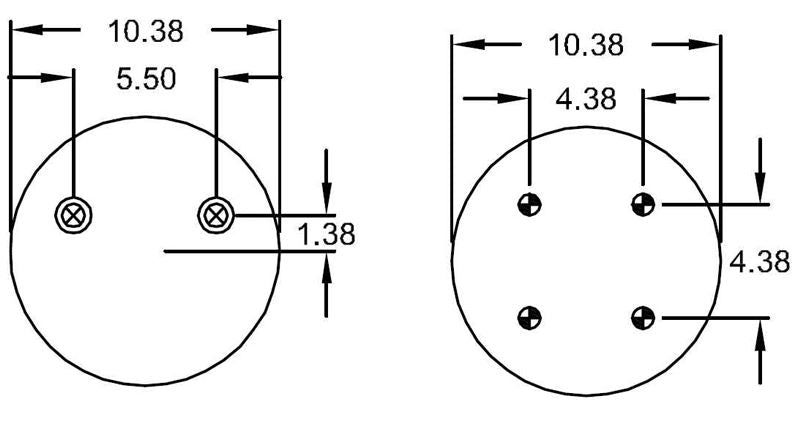 Triple Convoluted Air Spring Bag (Replaces Hendrickson 1015)