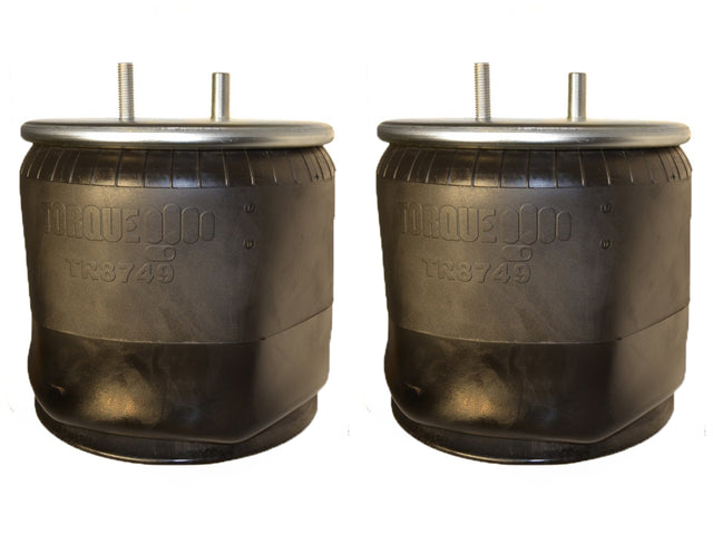 2 pack of TORQUE Trailer Air Spring Bag (Replaces Firestone 8749, Firestone W01-358-8749, Goodyear 1R13-153) (2 x TR8749) - AFTERMARKETUS Torque Reversible Sleeve Air Springs