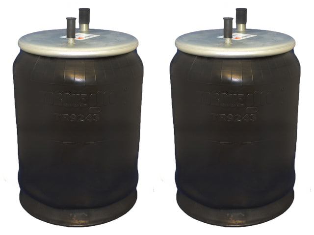 2 pack of TORQUE Trailer Air Spring Bag (Replaces Firestone 9243, Firestone W01-358-9243, Holland 905-57-112, Goodyear 1R12-480) (2 x TR9243) - AFTERMARKETUS Torque Reversible Sleeve Air Springs