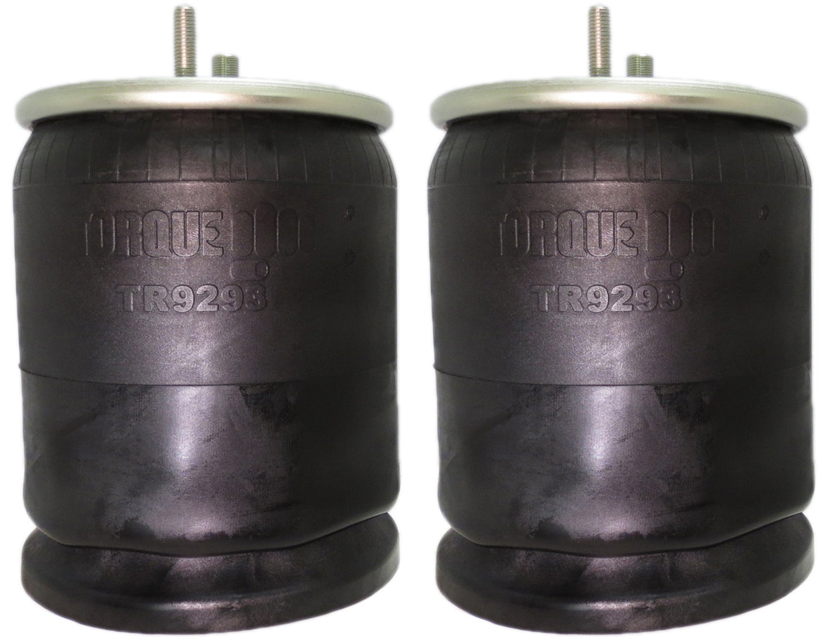 2 pack of TORQUE Trailer Air Spring Bag (Replaces Firestone 9293, Firestone W01-358-9293, Goodyear 1R11-912, Holland 905-57-120) (2 x TR9293) - AFTERMARKETUS Torque Reversible Sleeve Air Springs