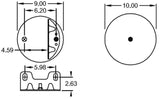 Trailer Air Spring Bag (Replaces Hendrickson: 50898, 64651)