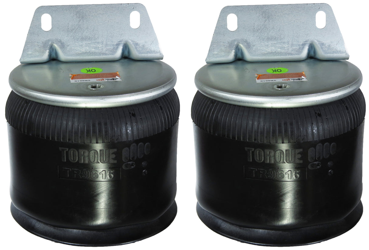 2 pack of TORQUE Air Spring Bag for Kenworth Trucks (Replaces Firestone 9616, Kenworth K303-16, Firestone W01-358-9616, Goodyear 1R11-242) (2 x TR9616) - AFTERMARKETUS Torque Reversible Sleeve Air Springs