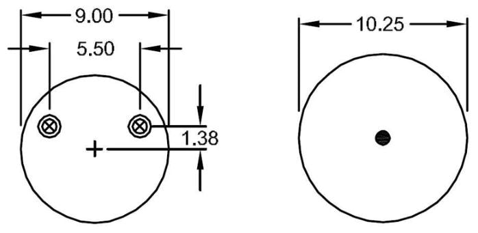 Trailer Air Spring Bag Replaces Hendrickson S-23721, C-23721