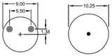 Trailer Air Spring Bag Replaces Hendrickson S-23612, C-23612