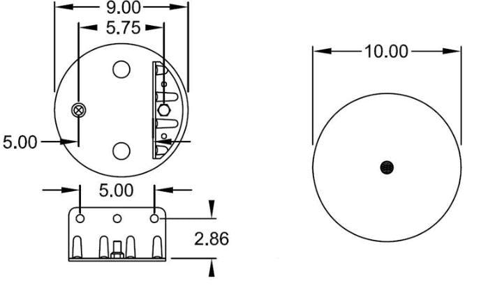 Air Spring Bag for Navistar Trucks (Replaces 2027911C) - AFTERMARKETUS Torque Reversible Sleeve Air Springs