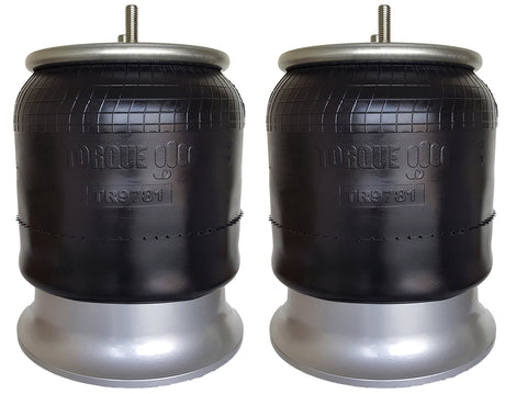 2 pack of TORQUE Air Spring Bag for Freightliner Trucks (Replaces Firestone 9781, Firestone 8537, Firestone 8536, Freigthliner 681-320-0017, Firestone W01-358-9781, Goodyear 1R12-603) (2 x TR9781) - AFTERMARKETUS Torque Reversible Sleeve Air Springs