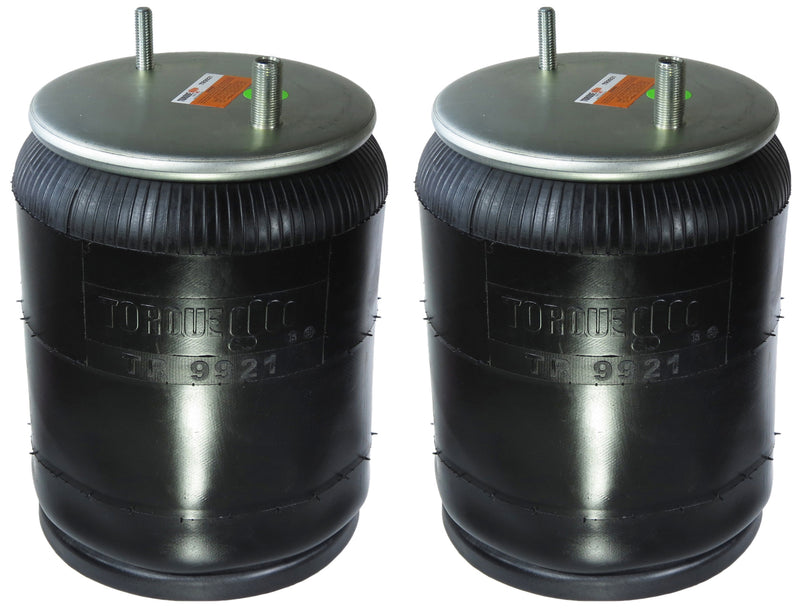 2 pack of TORQUE Trailer Air Spring Bag (Replaces Firestone 9921, Firestone W01-358-9921, W&C AS-0090, Holland 905-57-117) (2 x TR9921) - AFTERMARKETUS Torque Reversible Sleeve Air Springs