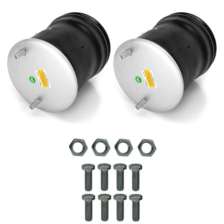 Trailer Air Spring Bag w/ Hardware Kit - Replaces Firestone 8050, 8058, Hendrickson S-4771 Aftermarketus Reversible Sleeve Air Springs