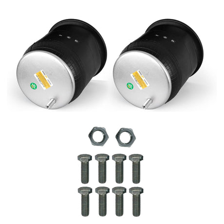 Air Spring Bag w/ Hardware Kit for Hendrickson Trailer - Replaces Firestone 9015, Hendrickson S-20217 Aftermarketus Reversible Sleeve Air Springs