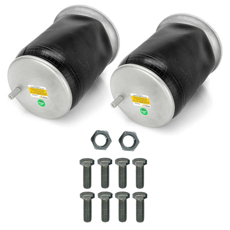 Trailer Air Spring Bag w/ Hardware Kit - Replaces Firestone 9265, Hendrickson S-20124 Aftermarketus Reversible Sleeve Air Springs