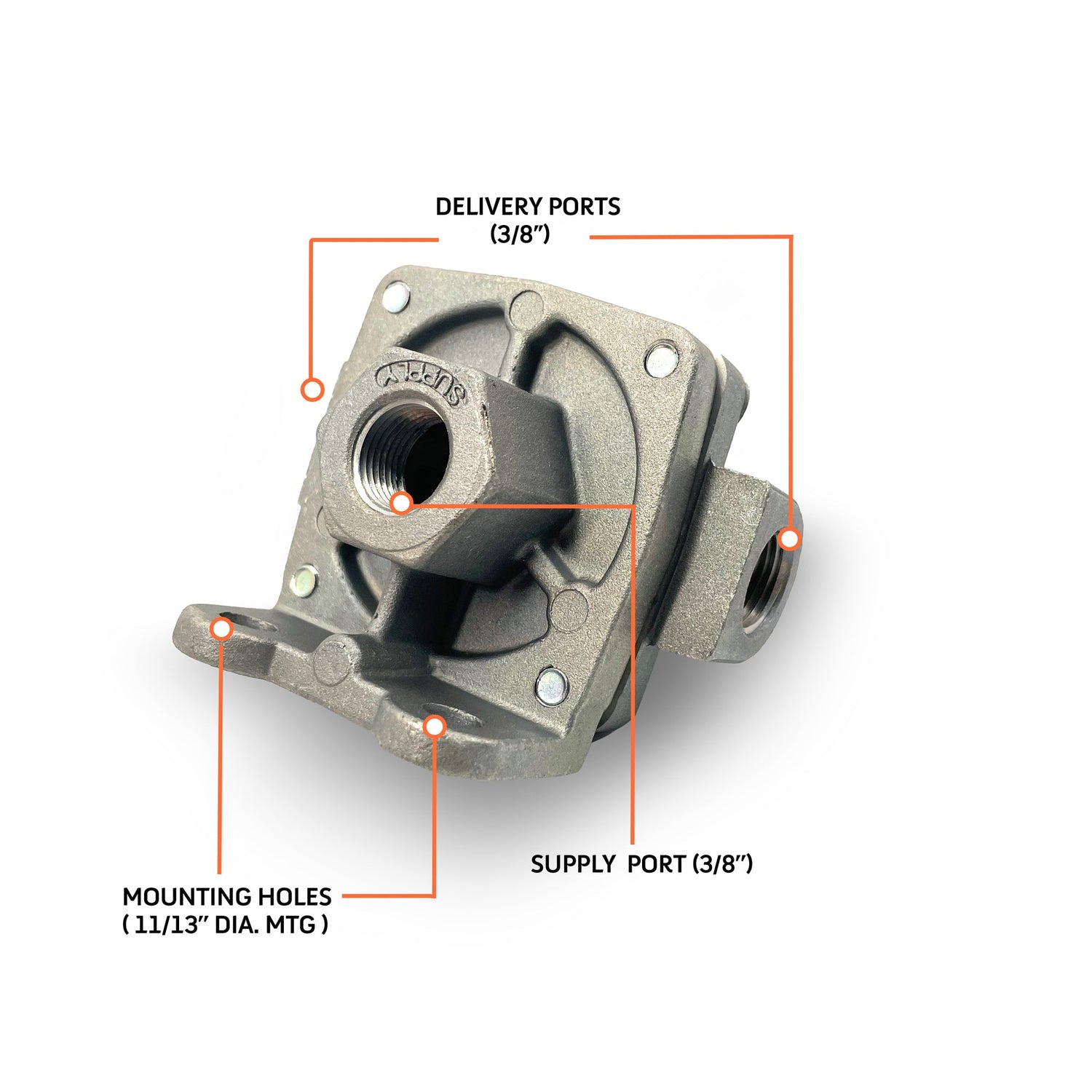 QR-1 Quick Release Trailer Valve for Semi Trucks | Replacement Midland ...