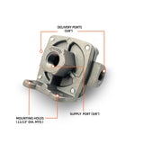 QR-1 Quick Release Trailer Valve for Semi Trucks | Replacement Midland KN32011 | 10 Pack