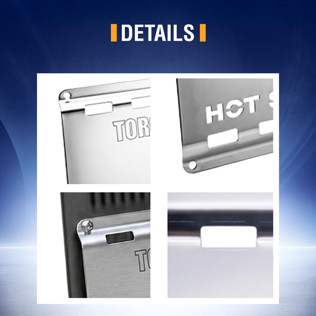 Stainless Steel Mud Flap Heat Shield | Heavy Duty Exhaust Heat Protector for Mud Flaps Aftermarketus Mud Flap Hangers