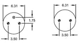 Double Convoluted Air Spring Bag | Replacement Firestone 6910, Hendrickson S-8768 | 2 Pack