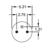 Double Convoluted Air Spring Bag | Replacement Firestone 7659 W01-358-5079 Hendrickson 5079 | 2 Pack