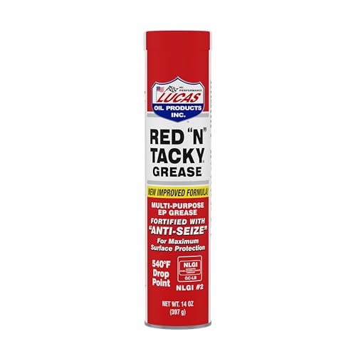 Lucas Oil 10005-30 Red "N" Tacky Multi-Purpose Grease - 14 oz - Case of 30