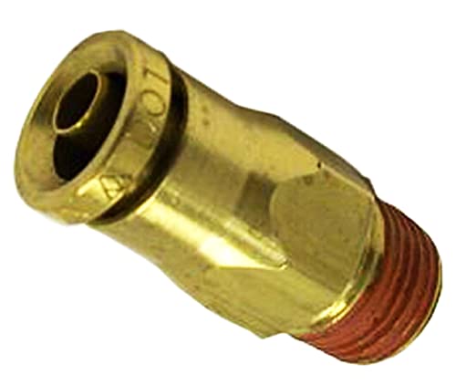 Push in To Connect Air Male Fitting Straight 1/4 x 1/8 | 2 Pack