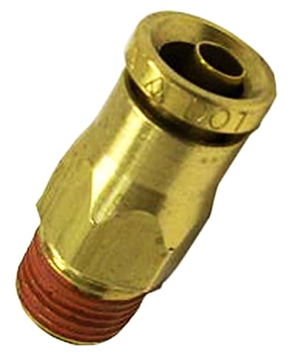 Push in To Connect Air Male Fitting Straight 1/4 x 1/8 | 2 Pack
