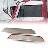 Stainless Steel 5-Inch Drop Windows Chop Top for 2005-2020 Peterbilt