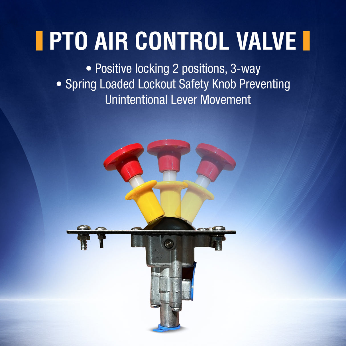 PTO Air Control Valve | Spring-Loaded Safety Knob | Replacement Parker 328863X