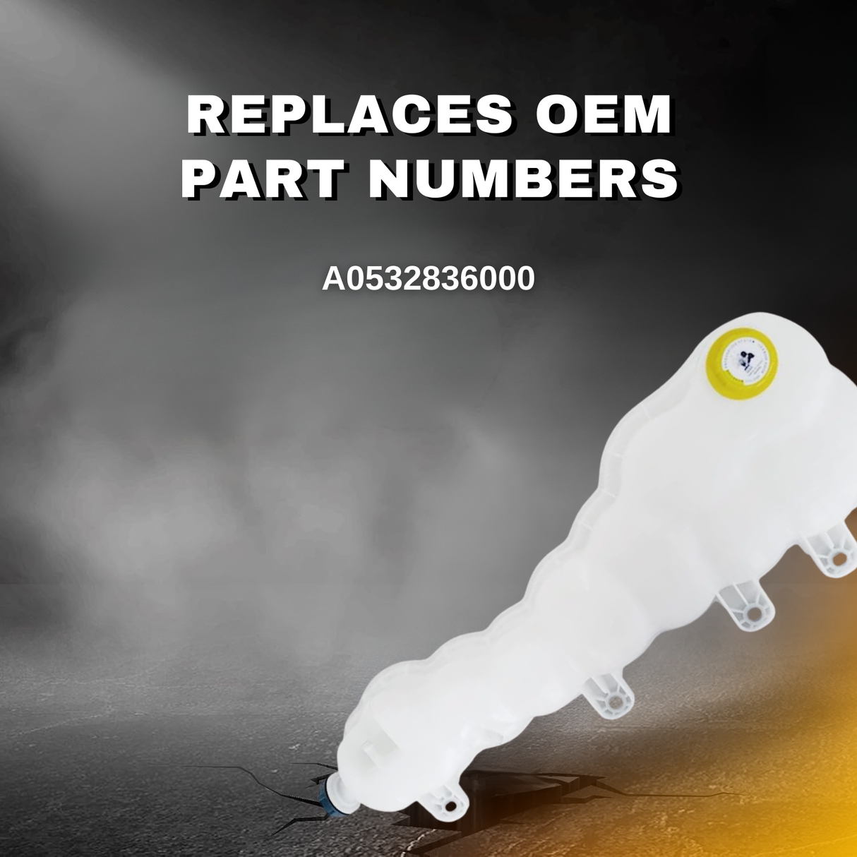 Coolant Reservoir Tank for 2018-2025 Freightliner Cascadia Trucks | Replacement A0532836000