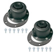 Composite Hub Cap with Plug & Gasket | 6 Hole 4.5 BC | Replaces 343-4024 | 2 Pack Aftermarketus Hub Caps