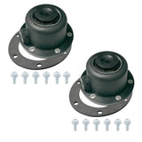 Composite Hub Cap with Plug & Gasket | 6 Hole 4.5 BC | Replaces 343-4024 | 2 Pack