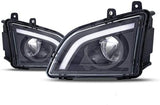 Torque Pair Set of Black Full LED Fog Light Lamp, Driver & Passenger Side Replacement for Volvo VNL Trucks 2018 2019 2020 2021 2022 2023 DOT SAE Approved Aftermarketus Fog Lights