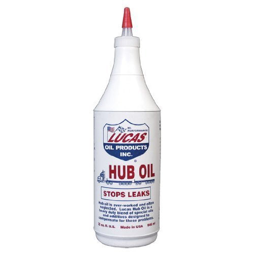 Lucas Oil 10088 Steering Axle & Trailer Hub Stop Leak Oil - 32 oz Bottle, Pack of 12