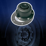 Composite Hub Cap with Plug & Gasket | 6 Hole 4.5 BC | Replaces 343-4024 | 2 Pack
