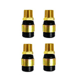 Rubber Air Line Quick Repair Swivel Kit for Trucks - 4 Pcs