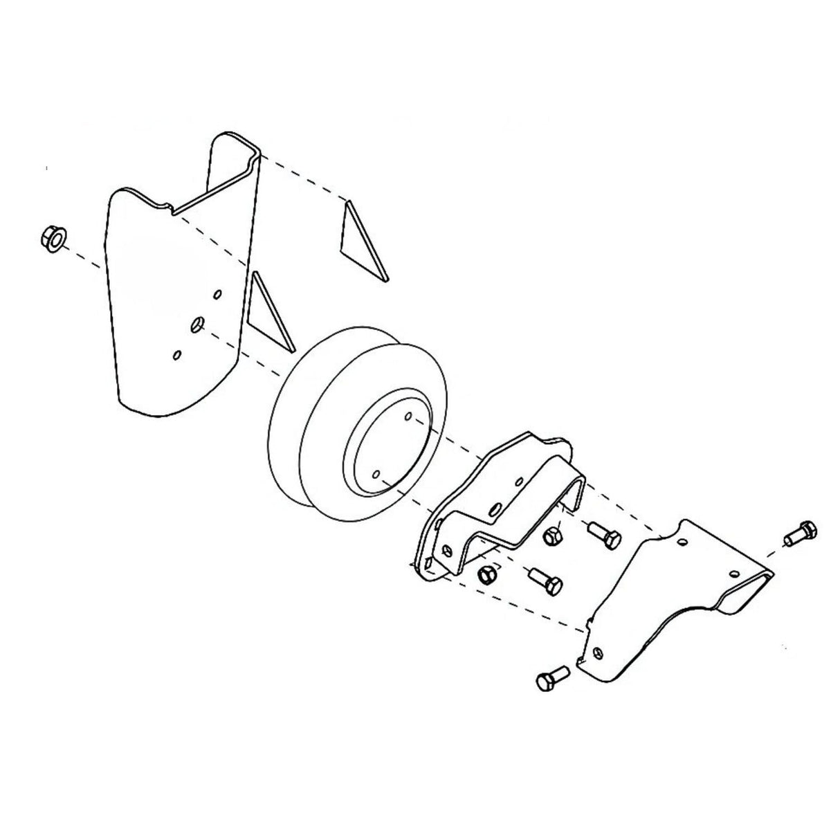Under Beam Lift Assembly for Trailers | Air Suspension Lift Axle System | Replaces Hendrickson UBL-001