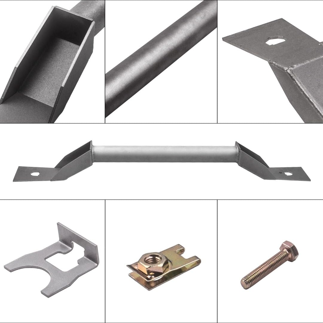 Rear and Front Upper Shock Mount Rear Fuel Tank Support Crossmembers for 1999-2006 Chevrolet Silverado