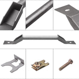 Rear and Front Upper Shock Mount Rear Fuel Tank Support Crossmembers for 1999-2006 Chevrolet Silverado