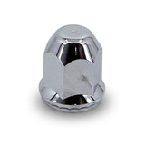 33mm Screw-On Lug Nut Covers for Semi Trucks - Chrome - Universal  - 10 Pack