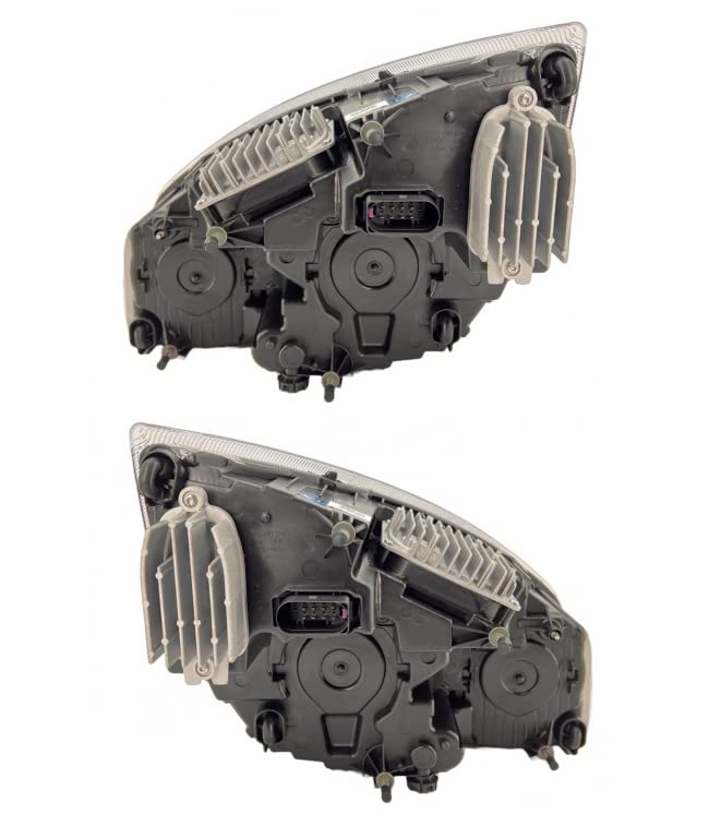 LED Headlight and Fog Light Set for 2018-2024 Freightliner Cascadia Semi Trucks | Black Housing