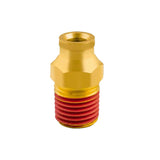 Push in To Connect Brass Air Male Fitting Straight | 2 Pack