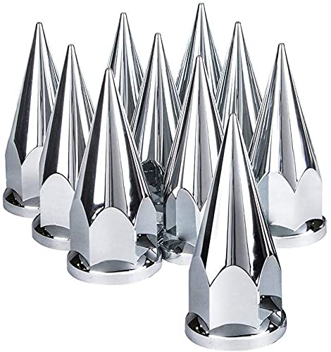 33mm Spike Screw-on Lug Nut Covers for Semi Trucks with Tool