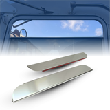 Window Chop Top Set for Kenworth Semi Trucks | Mirror Finish | Stainless Steel