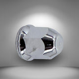 33mm Screw-On Lug Nut Covers for Semi Trucks - Chrome - Universal  - 10 Pack