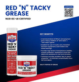 Lucas Oil 10005-30 Red "N" Tacky Multi-Purpose Grease - 14 oz - Case of 30